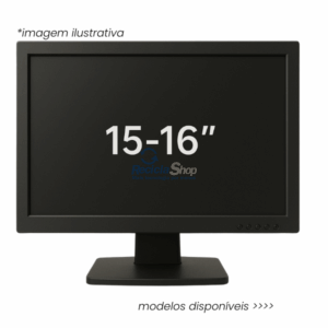 Monitor 15/16,5 Polegadas Wide Base Fixa Usado - Conexão VGA